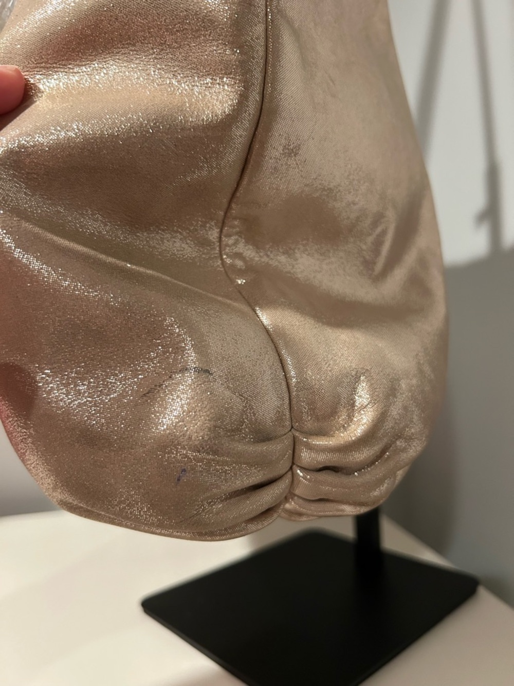 Coach Poppy Era Metallic Shoulder Bag Champagne Gold with Hang Tags 2012 - Picture 11 of 13